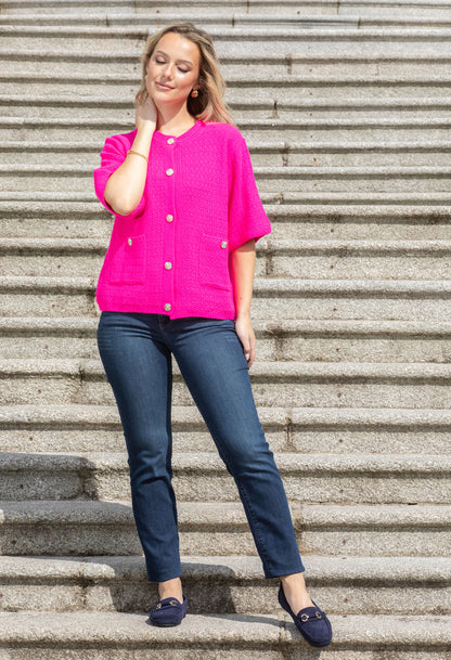 "Ab"solution® High Rise Artisanal Denim Itty Bitty Boot Jean