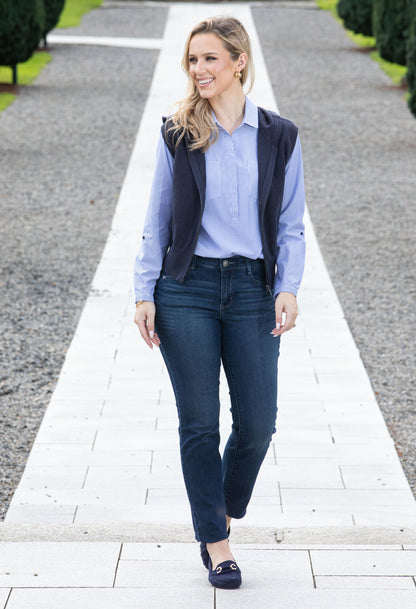 Relaxed Pin Stripe Shirt