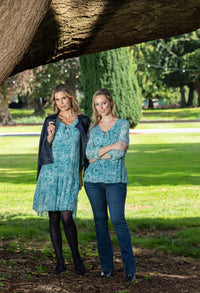 Plisse Pleated Floral Dress