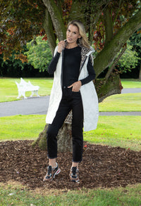 "Ab"solution High Rise Cascading Slim Straight Jeans