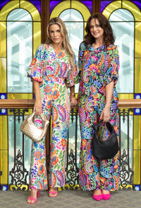 Floral Open Back Jumpsuit