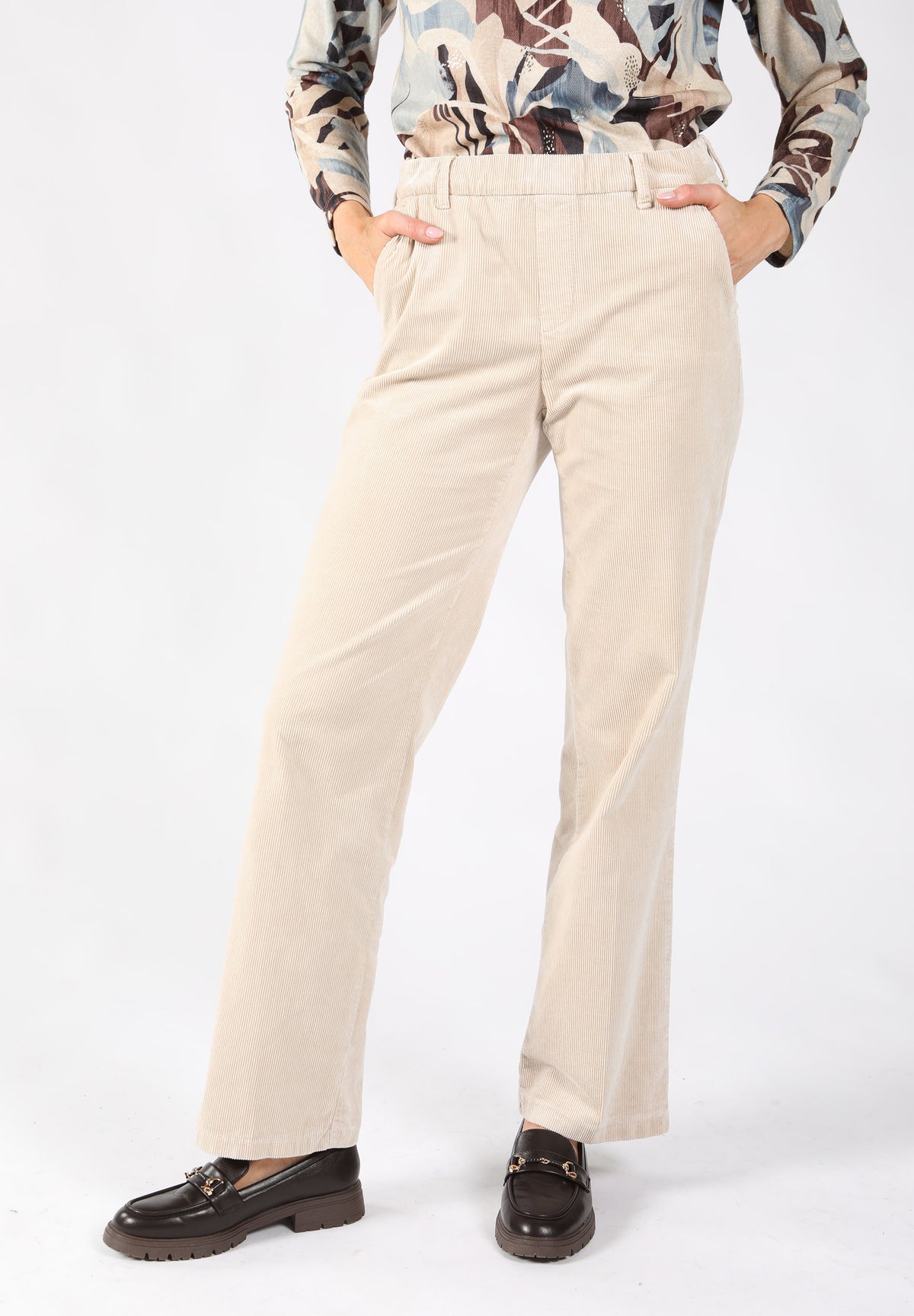 Mila Corduroy Wide Leg Trousers