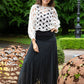 Elasticated Waist Maxi Skirt