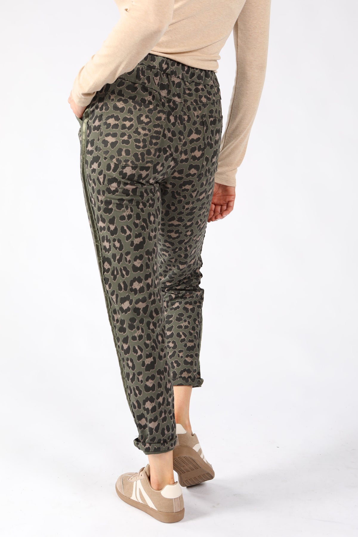Leopard Print Side Detail Joggers