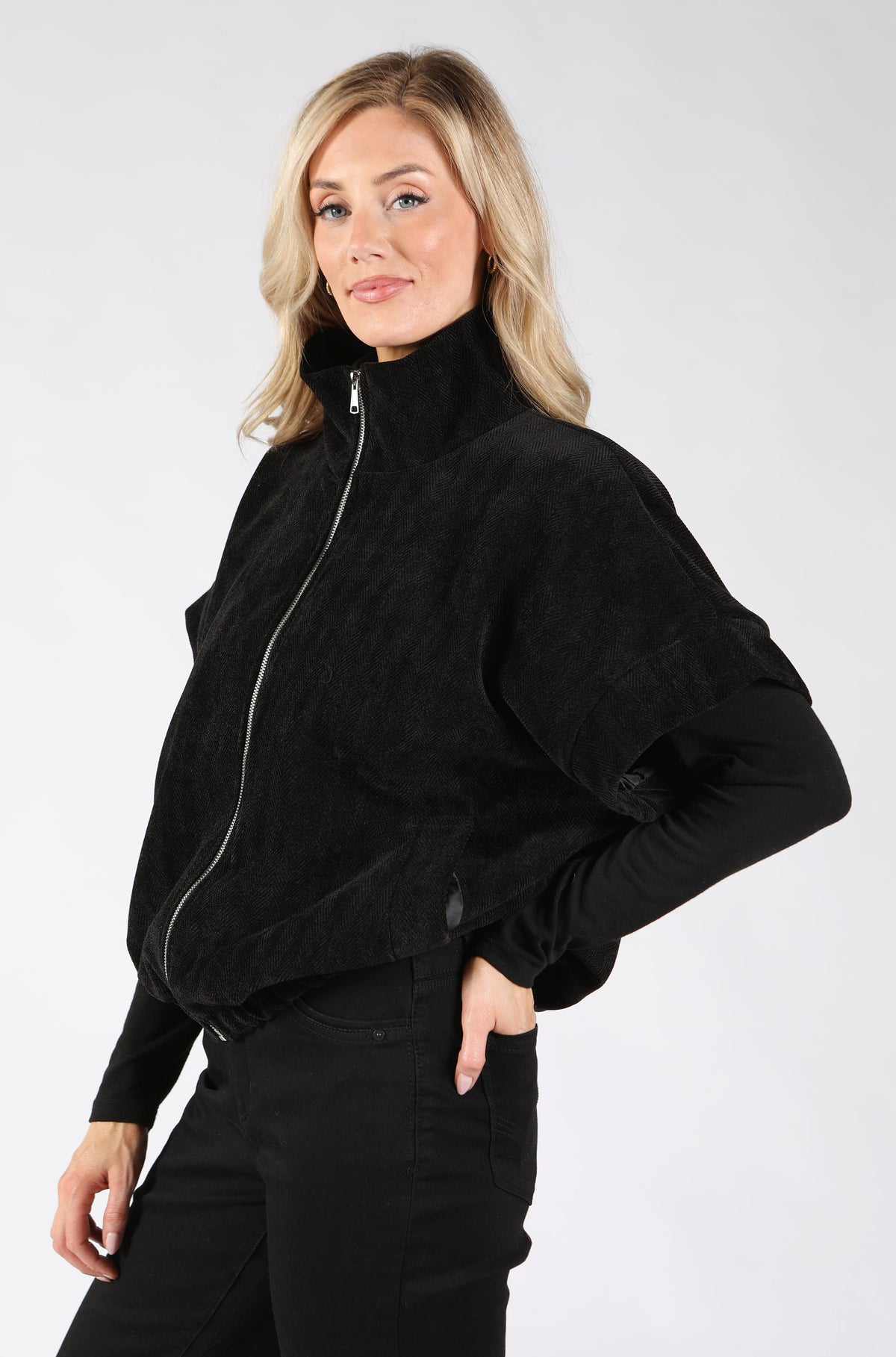 Soft Touch Zip-Up Jacket
