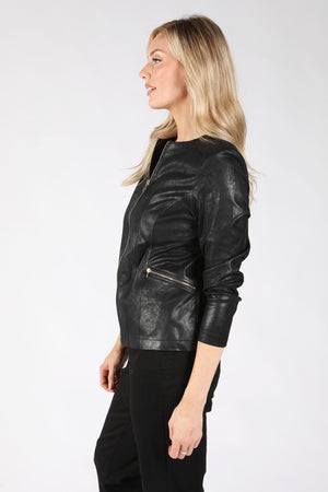 Vintage Leather Look Jacket