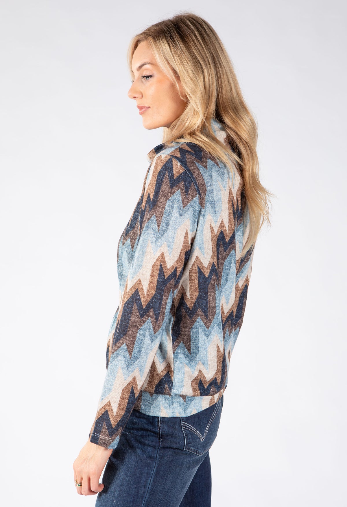 Miso Chevron Knit Top