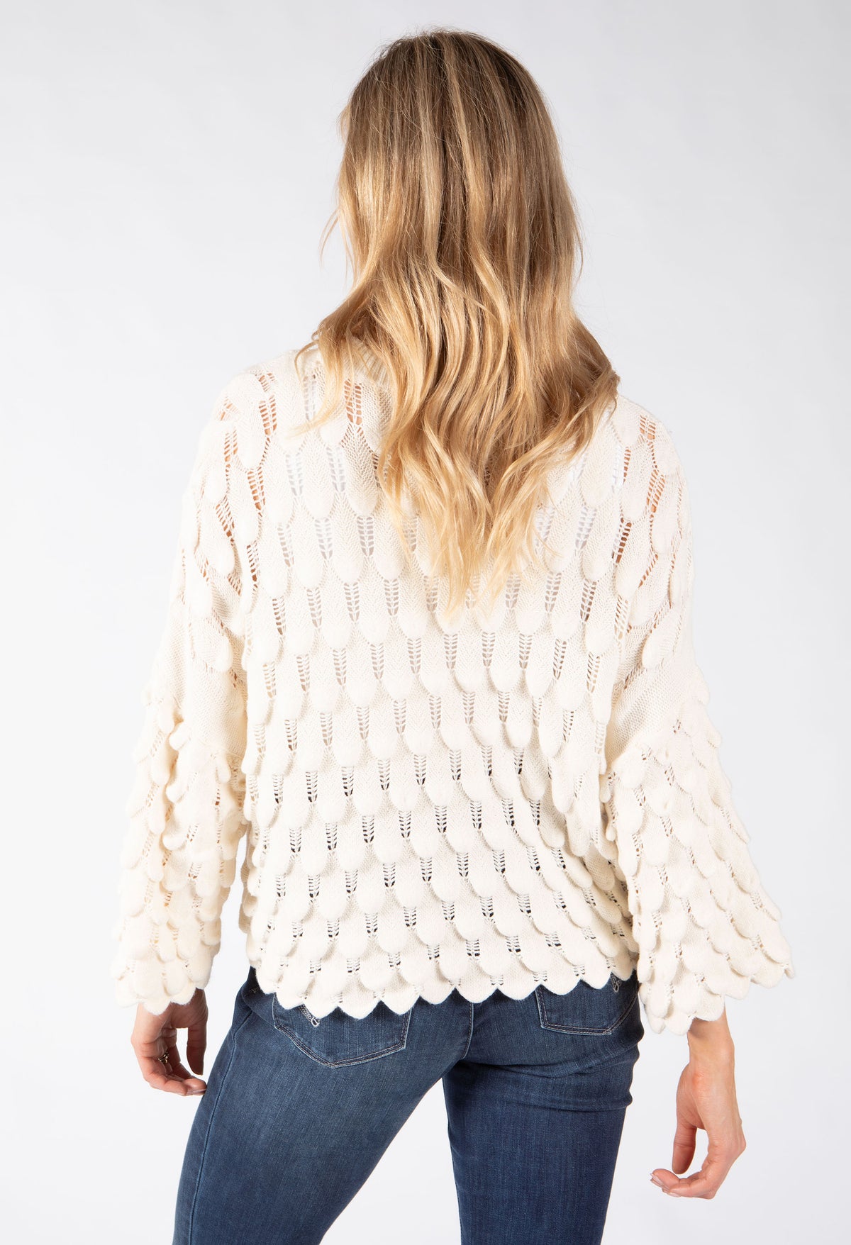 Scalloped Knit Jumper