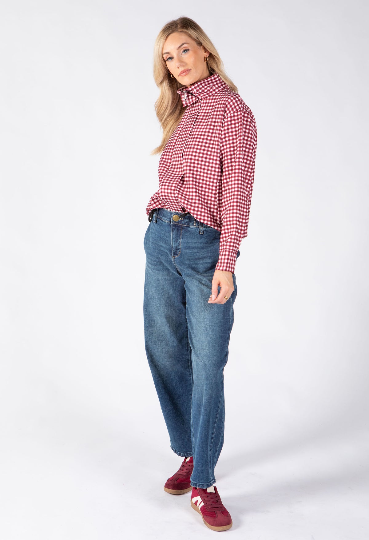 Gingham Bomber Jacket