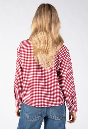Gingham Bomber Jacket