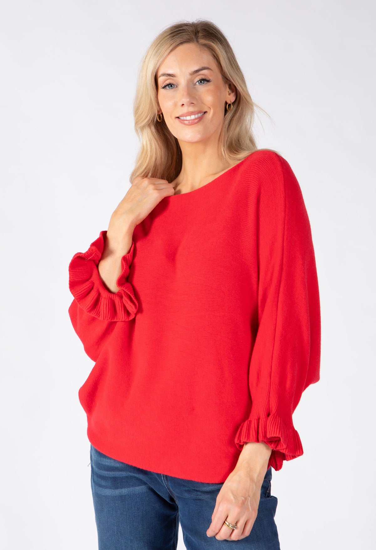 Romy Batwing Sleeve Knit Jumper