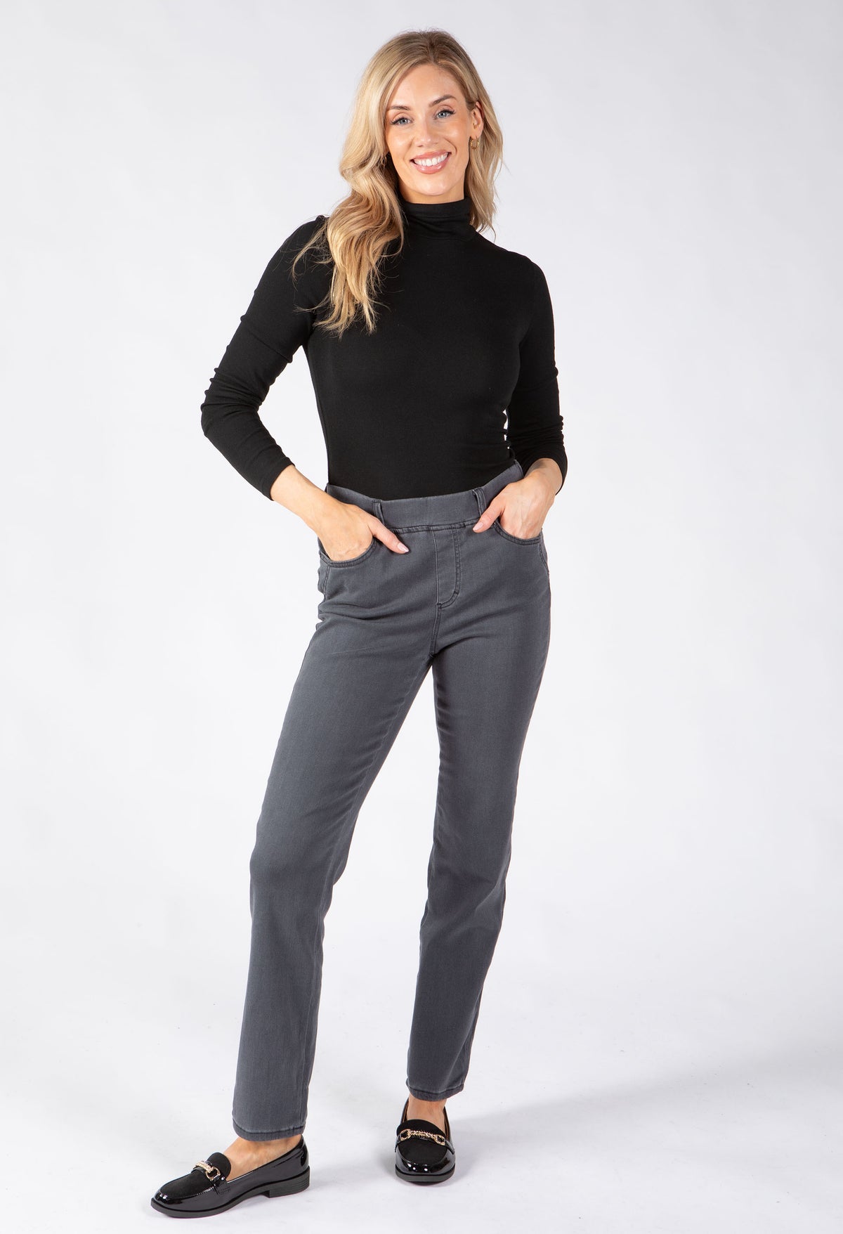 Angelika Thermo Pull On Jeans