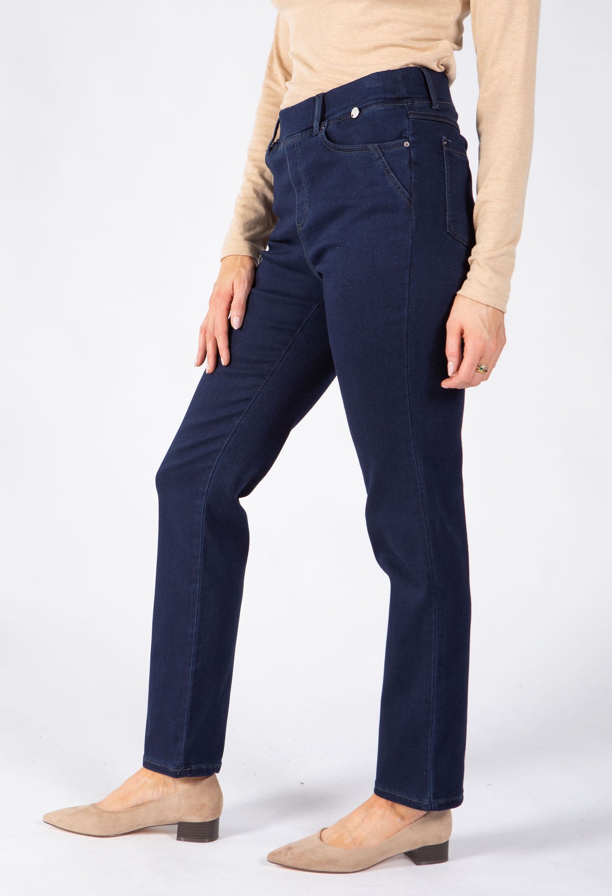 Angelika Thermo Pull On Jeans