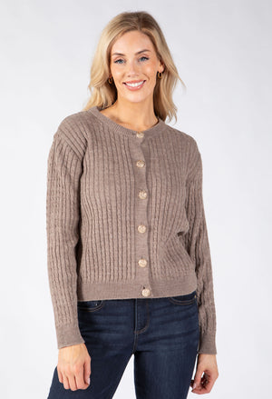 Goldy Cable Knit Cardigan