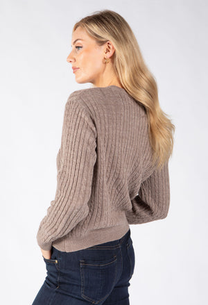 Goldy Cable Knit Cardigan