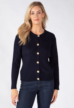 Goldy Cable Knit Cardigan