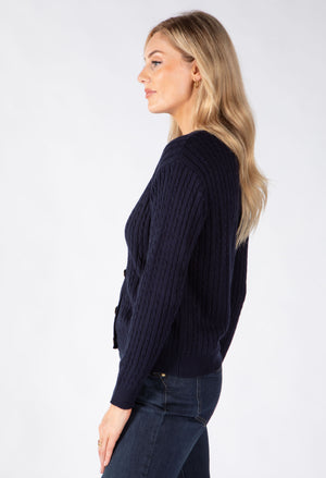 Goldy Cable Knit Cardigan