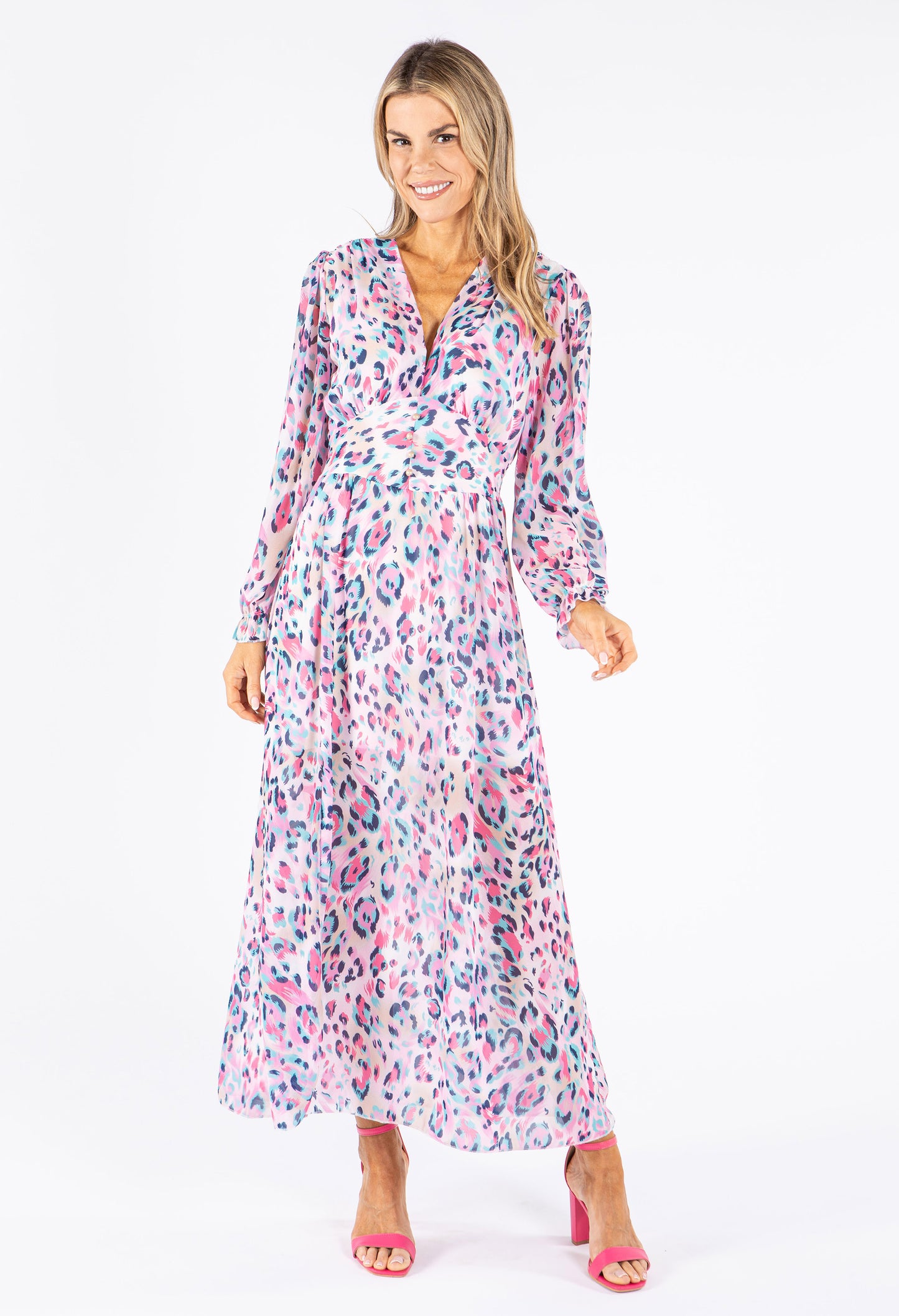 Elle Dress in Leo Print