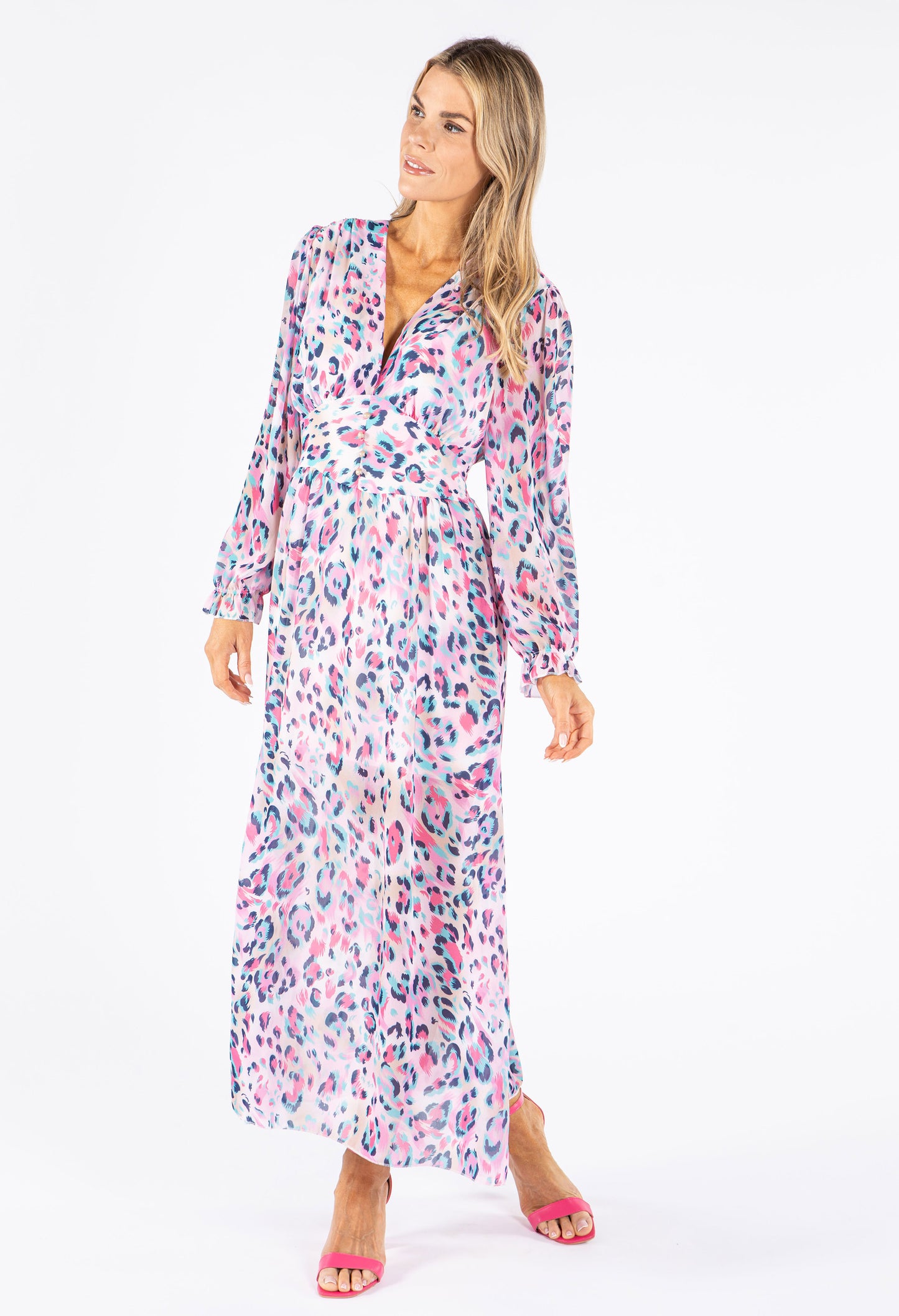 Elle Dress in Leo Print