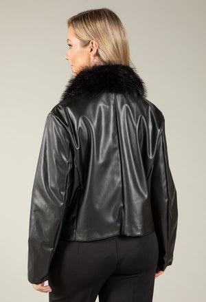 Margot Faux Leather Jacket