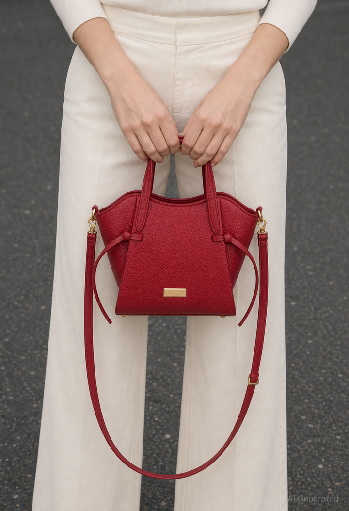 Peony Winged Crossbody Bag