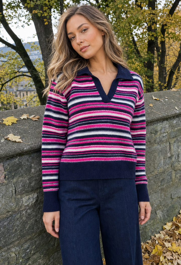 Aspen Striped Knit Jumper