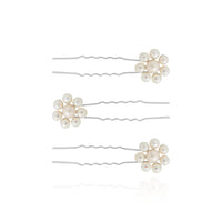 HAPPY EVER AFTER HAIR ACCESSORIES | PEARL FLOWER HAIR PINS