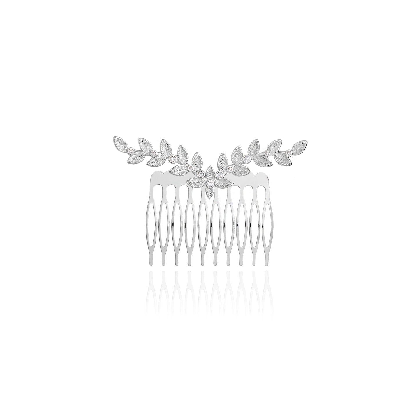 HAPPY EVER AFTER HAIR ACCESSORIES | CRYSTAL LEAF HAIR COMB