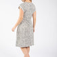 Shell Print Wrap Dress
