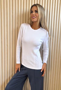 Coco Ribbed Long Sleeve Top