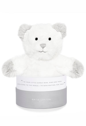 BEAR BABY TOY | WELCOME TO THE WORLD | GREY