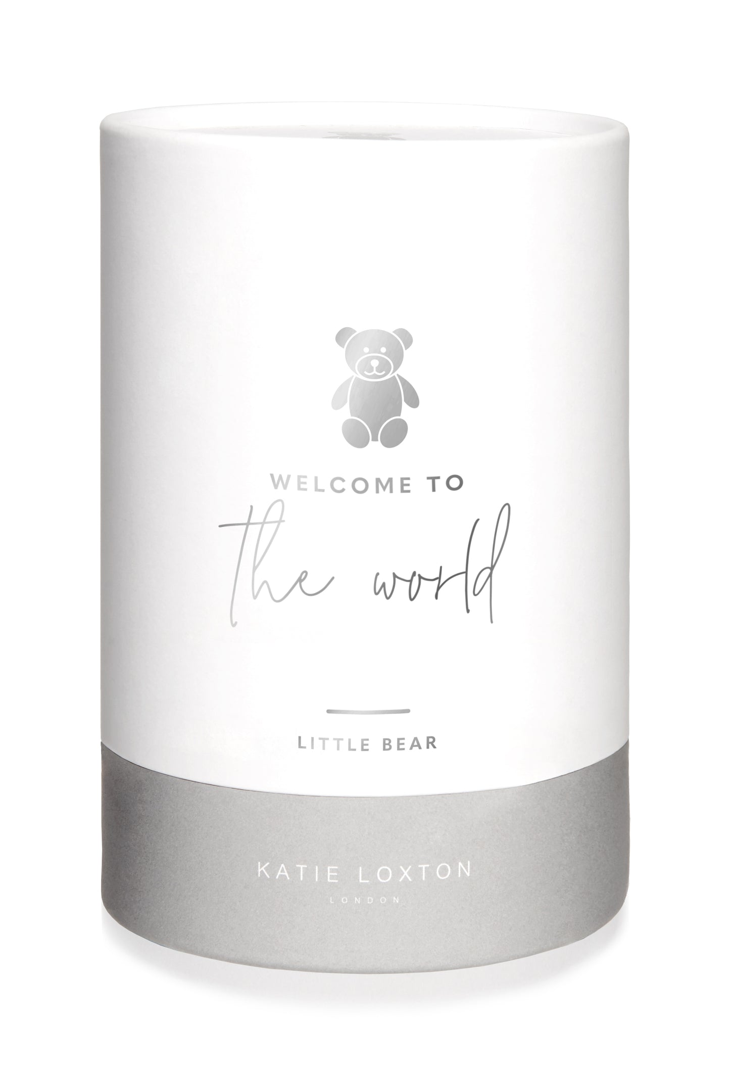 BEAR BABY TOY | WELCOME TO THE WORLD | GREY