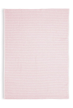 COTTON KNITTED BABY BLANKET | PINK