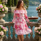 Floral Print Tiered Dress