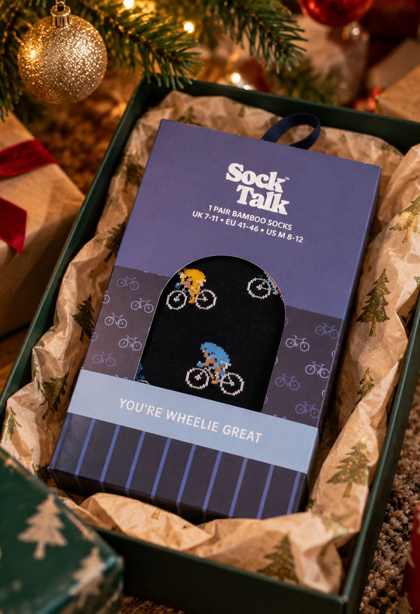 mens cycle novelty socks in gift box