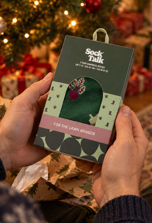 novelty gardening socks for men in gift box