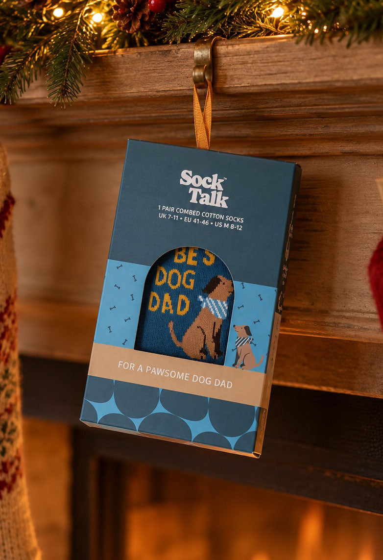 Pawsome Dog dad Socks Matchbox Giftset