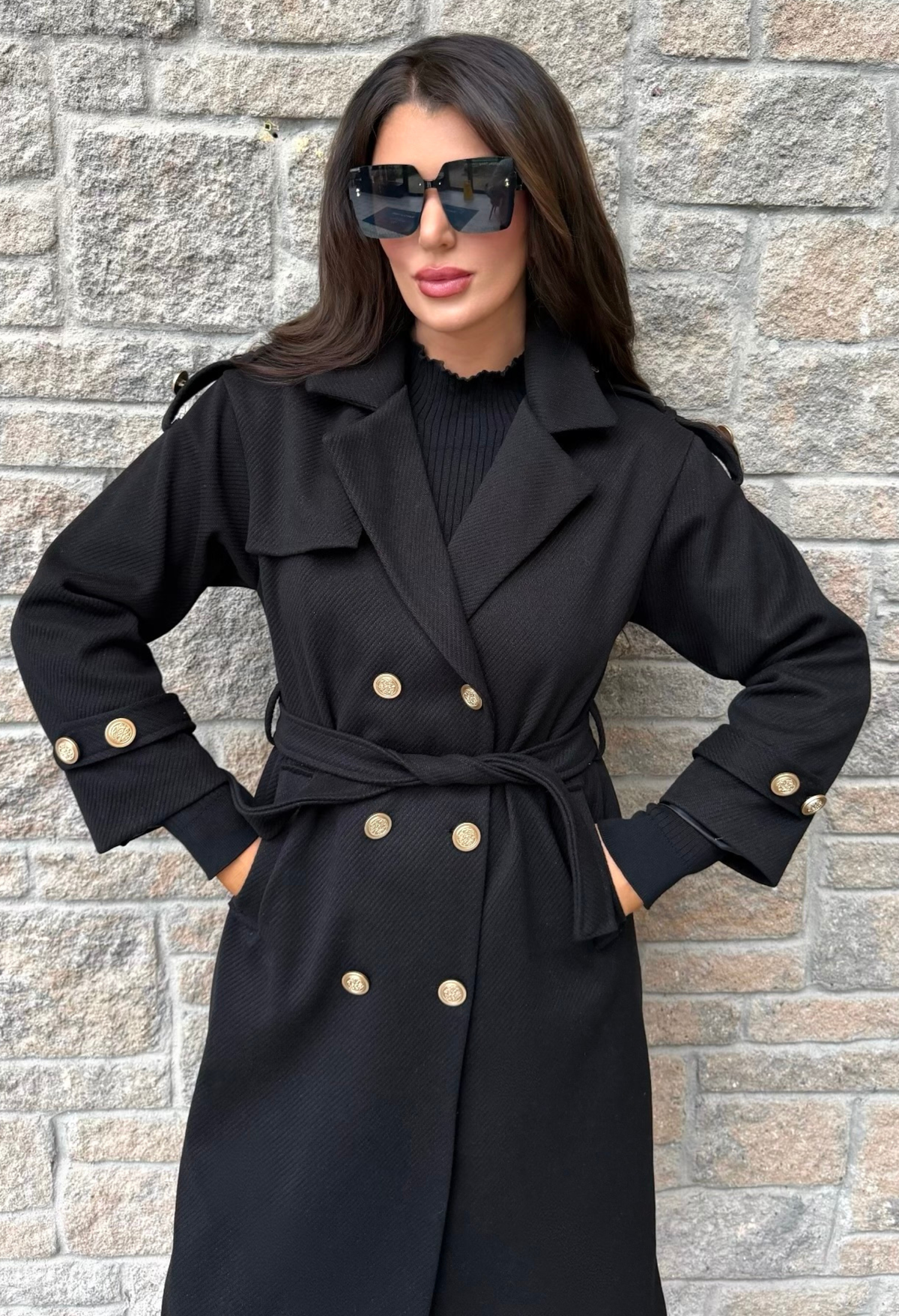 The Megan Signature Belted Coat