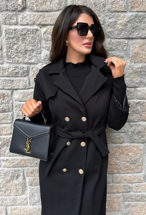 The Megan Signature Belted Coat