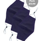ANTIMICROBIAL 3 PACK NEOPRENE FACE COVERING NAVY