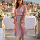 Multi Plisse Dress