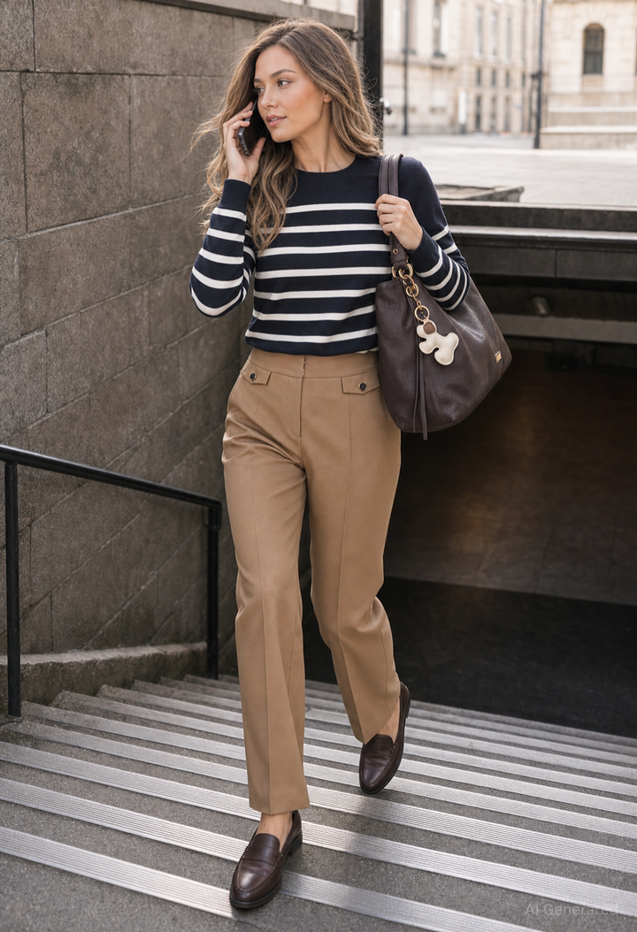 Striped Knit Jumper