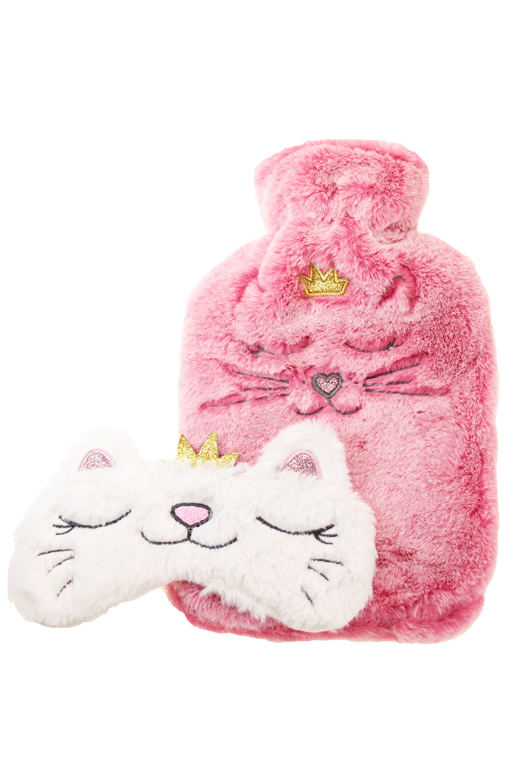 Something Special Kitty Hot Water Bottle and Eye Mask Gift Set Pamela
