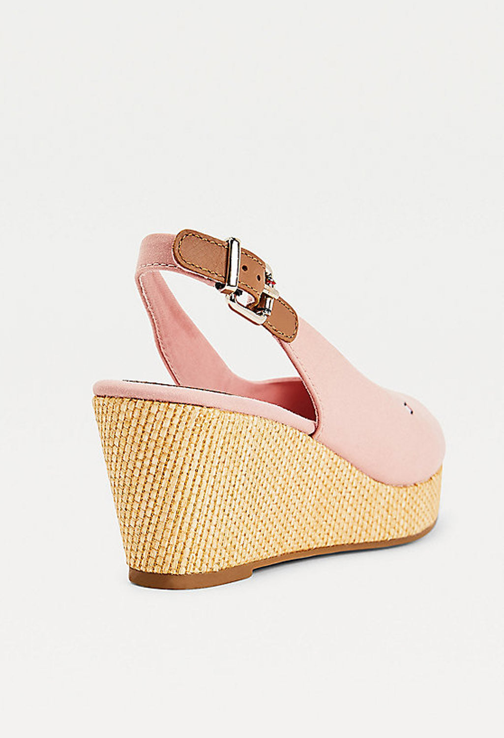 Tommy Hilfiger Soothing Pink Iconic Open Toe Sling Back Wedge Heel | Pamela  Scott