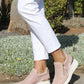 Bianca Side Zip Wedge Trainer