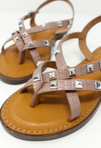 Pink Flat Strap Sandal
