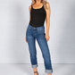 Mid Wash Mom Jeans *Recommend 1 Size Down*