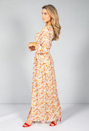 Blossom Maxi Wrap Dress