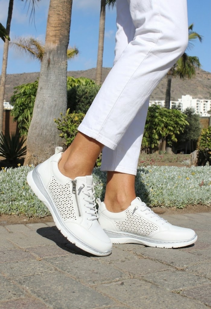 Astrid Side Zip Slip On Trainers