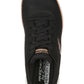 Sporty lace-up sneaker in Black